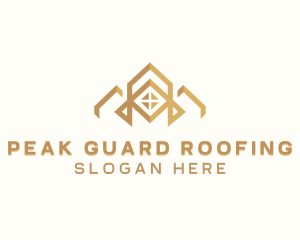 Roofing - Roof Residence Roofing logo design