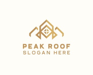 Roof - Roof Residence Roofing logo design