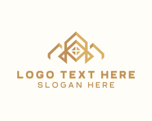 Residential - Roof Residence Roofing logo design