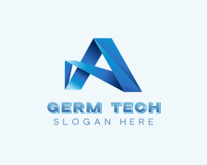 Tech Agency Letter A Logo