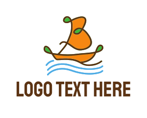 Ocean - Ocean Sailboat logo design