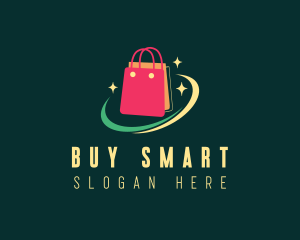 Fancy Shopping Bag Bazaar logo design