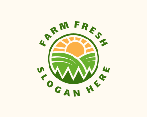 Eco Nature Agriculture logo design