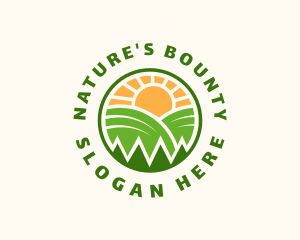 Eco Nature Agriculture logo design