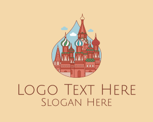 Structural - Russia Moscow Church logo design