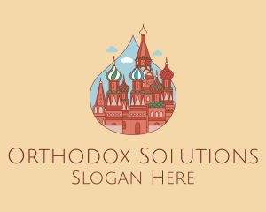 Orthodox - Russia Moscow Church logo design