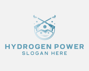 Power Washing Cleaner logo design