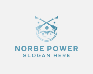 Power Washing Cleaner logo design