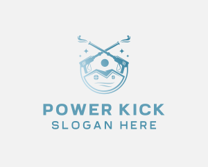 Power Washing Cleaner logo design