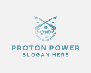 Power Washing Cleaner logo design