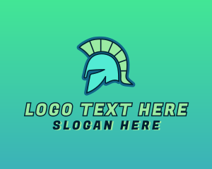 Spartan - Spartan Helmet Armor logo design