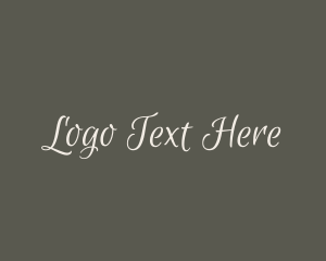Signature - Luxury Handwritten Fashion logo design