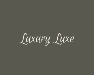 Luxury Handwritten Fashion logo design