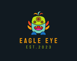 Three Eyed Monster logo design