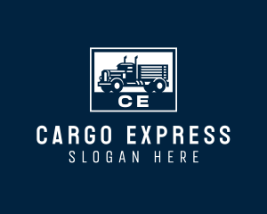 Cargo Truck Transport logo design