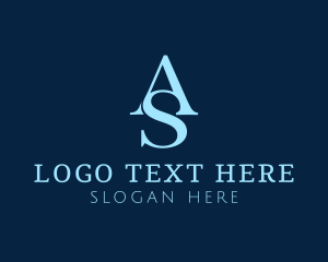 Letter As - Professional Business Insurance logo design