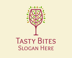 Organic Wine Glass Logo