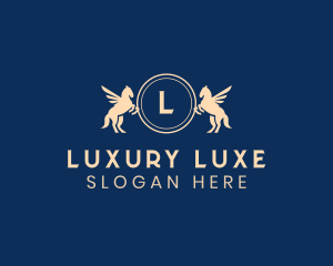 Pegasus Luxury Crest logo design