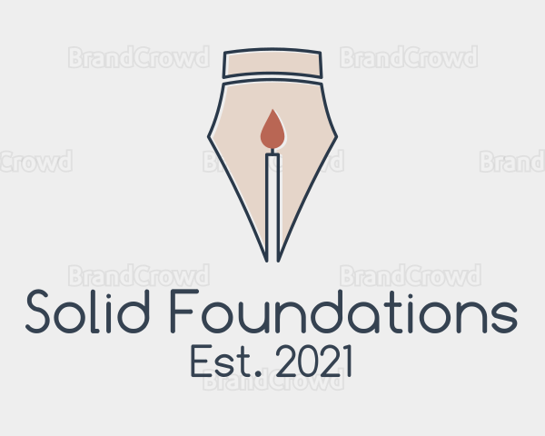 Candle Fountain Pen Logo