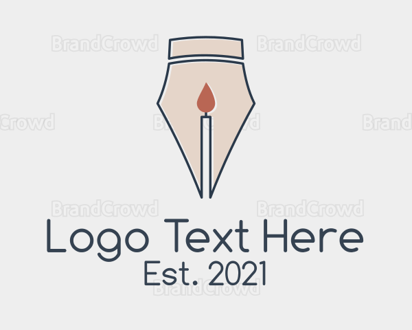 Candle Fountain Pen Logo