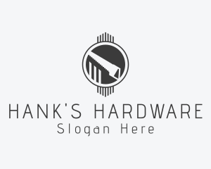 Saw Renovation Hardware logo design