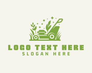 Landscaper - Yard Lawn Mower logo design