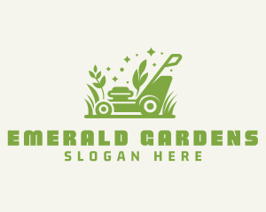 Yard Lawn Mower logo design