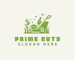 Yard Lawn Mower logo design