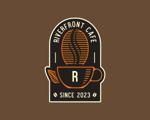 Retro Coffee Cafe logo design