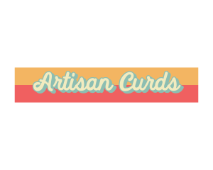 Cursive Retro Business logo design