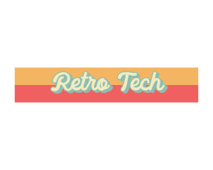 Cursive Retro Business logo design