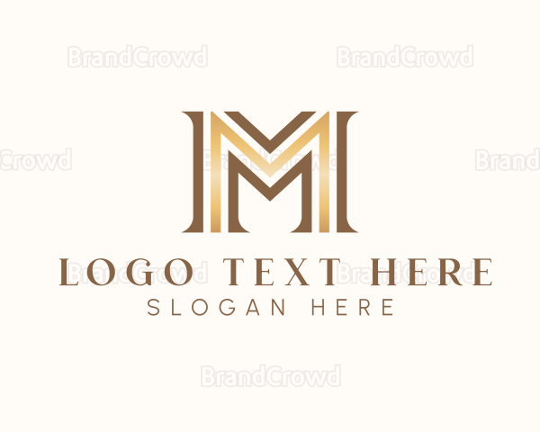 Premium Finance Letter M Logo