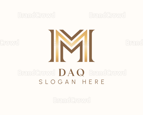Premium Finance Letter M Logo