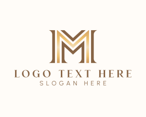 Interior Designer - Premium Finance Letter M logo design