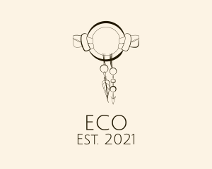 Fabric - Boho Chic Jewelry logo design