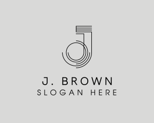 Creative Agency Letter J logo design