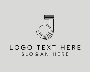 Creative - Creative Agency Letter J logo design