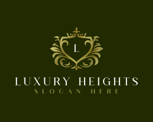 Luxury Shield Crown logo design