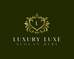 Luxury Shield Crown logo design