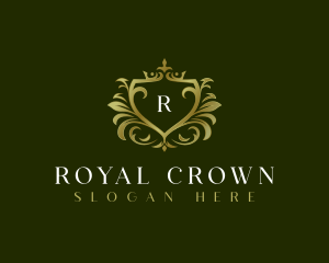 Luxury Shield Crown logo design