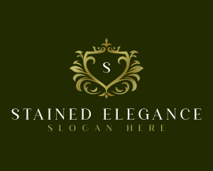 Luxury Shield Crown logo design