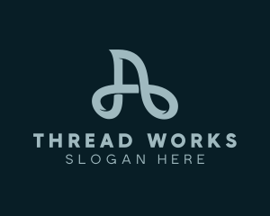 Thread - Fashion Tailoring Thread logo design