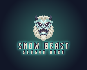 Mythical Bigfoot Monster logo design