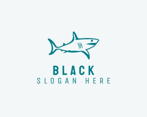 Seafood - Shark Aquarium Wildlife logo design