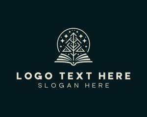 Bookstore - Author Book Tree logo design