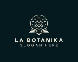 Learning - Author Book Tree logo design