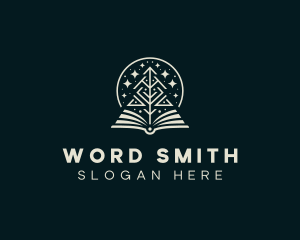 Author - Author Book Tree logo design