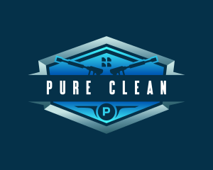 Cleaner Pressure Washing logo design