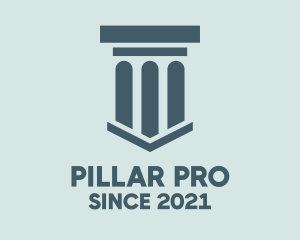 Pillar - Gray Professional Pillar logo design