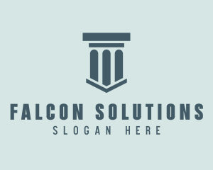 Professional Firm Pillar logo design